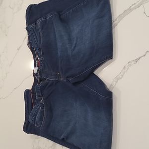 Eddie Bauer men's jeans size 36 x 34 with red flannel inner lining